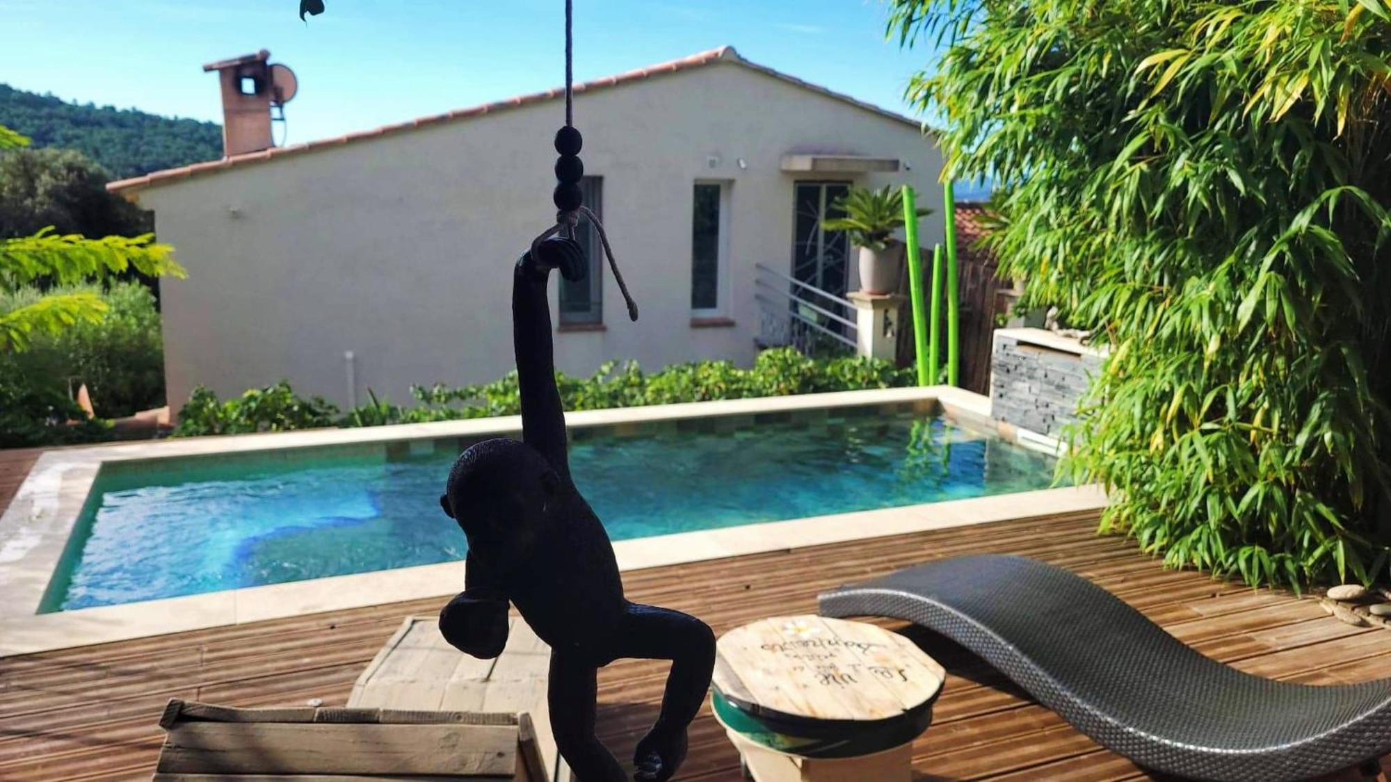 Logement De Charme Avec Piscine Et Jacuzzi Carnoules  Екстер'єр фото